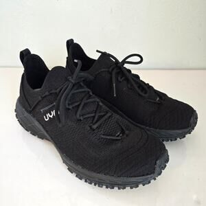 UYN Urban Trail Naked Shoes Womens 8.5 Black Merino Running Outdoor Granola Girl